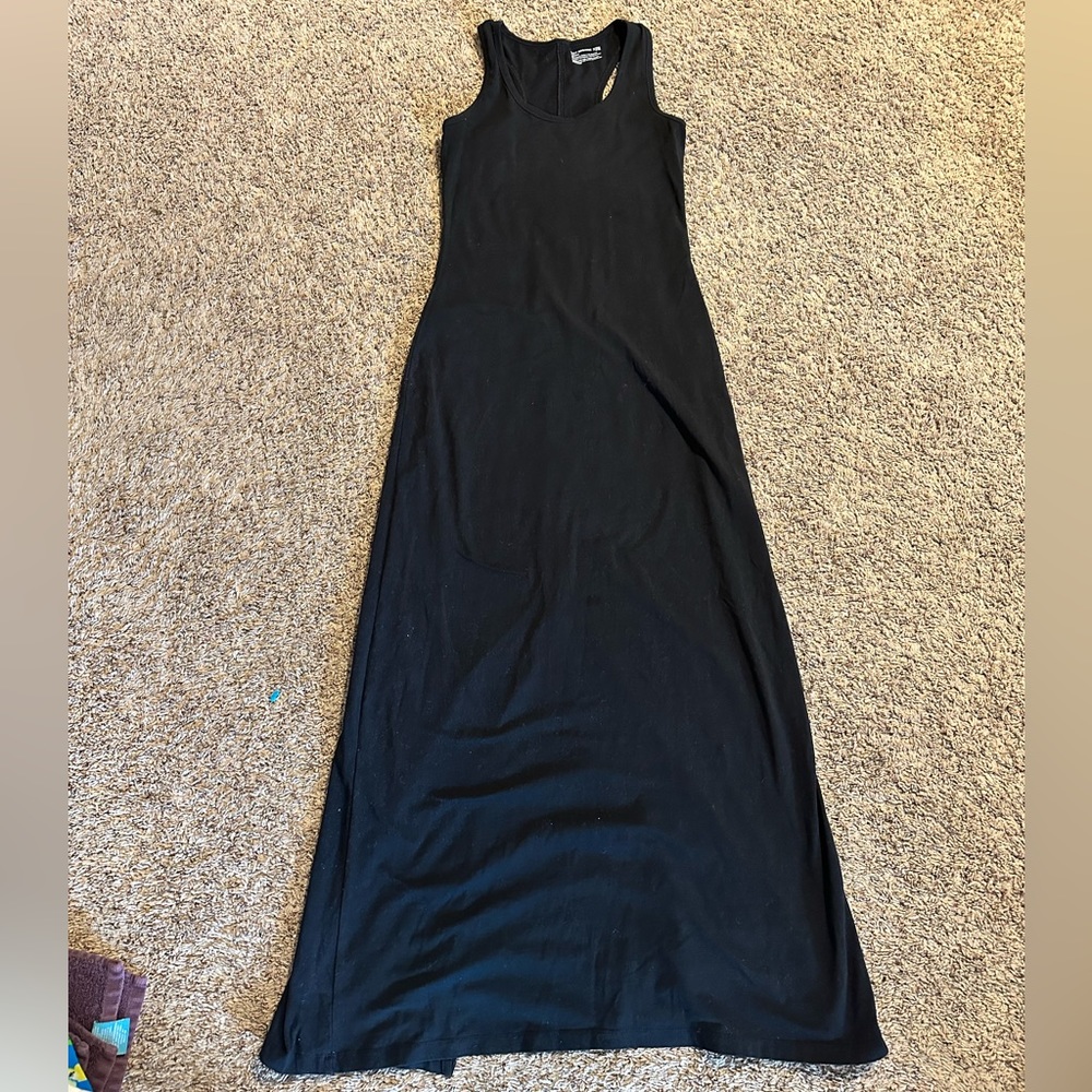 Pact organic XS black maxi dress